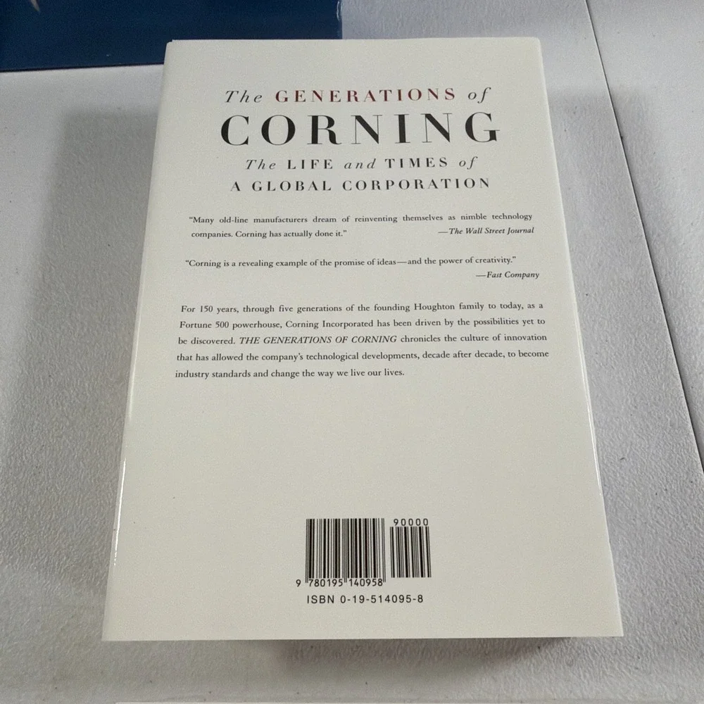 Corning A Story of Discovery and Reinvention Generations Book Retirement 150 yrs